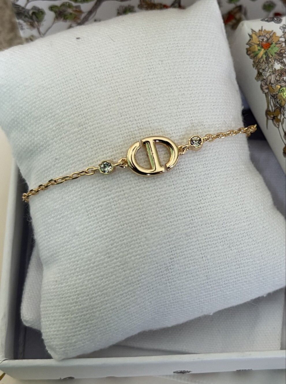 DIOR Gold-Tone Signature Chain Bracelet - Gold